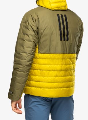 Páperová bunda adidas TERREX Down Hoody - pulse olive/focus olive