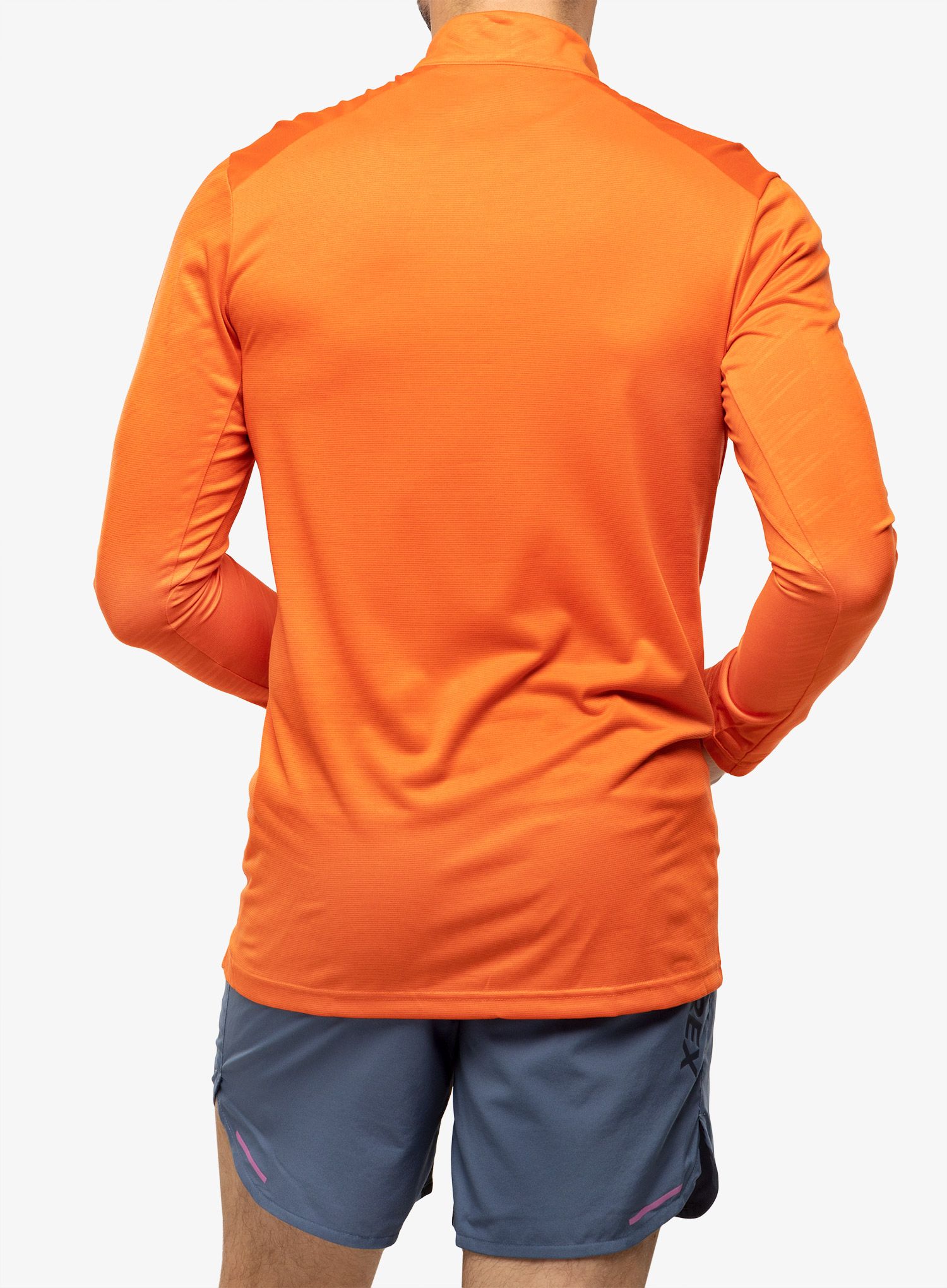 Mikina adidas TERREX Multi Half-Zip LS - semi impact orange