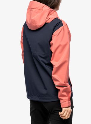 Nepremokavá bunda dámska adidas TERREX Multi Rain.RDY - wonder red