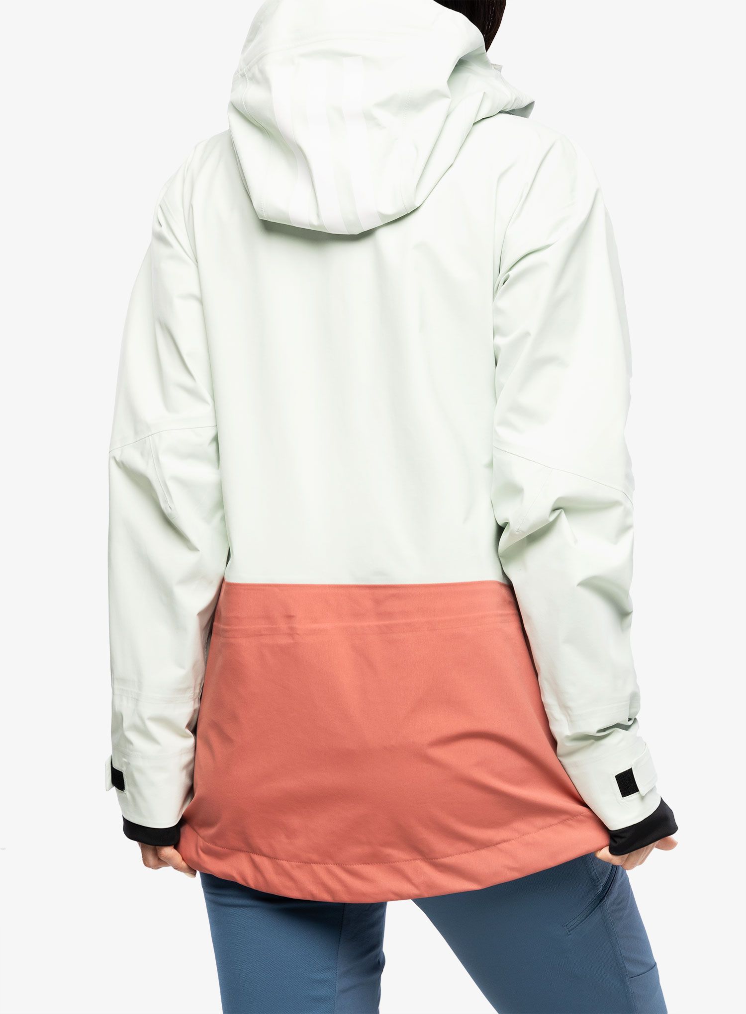 GORE TEX bunda dámska adidas TERREX Myshelter 3L GORE-TEX Jacket - wonder red/linen green