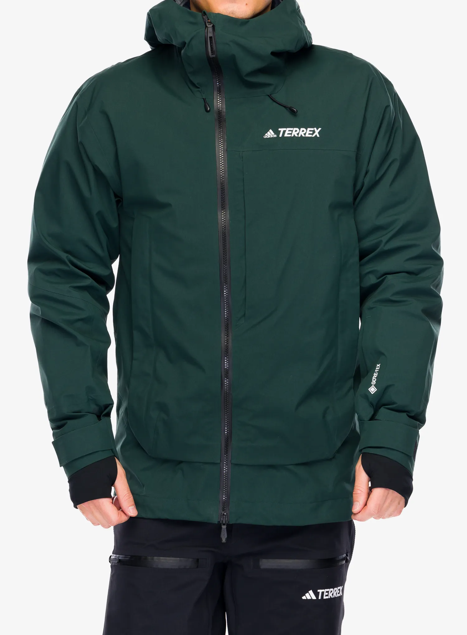 Bunda pánska adidas TERREX Myshelter 3L GORE-TEX Snow Jkt - shadow green