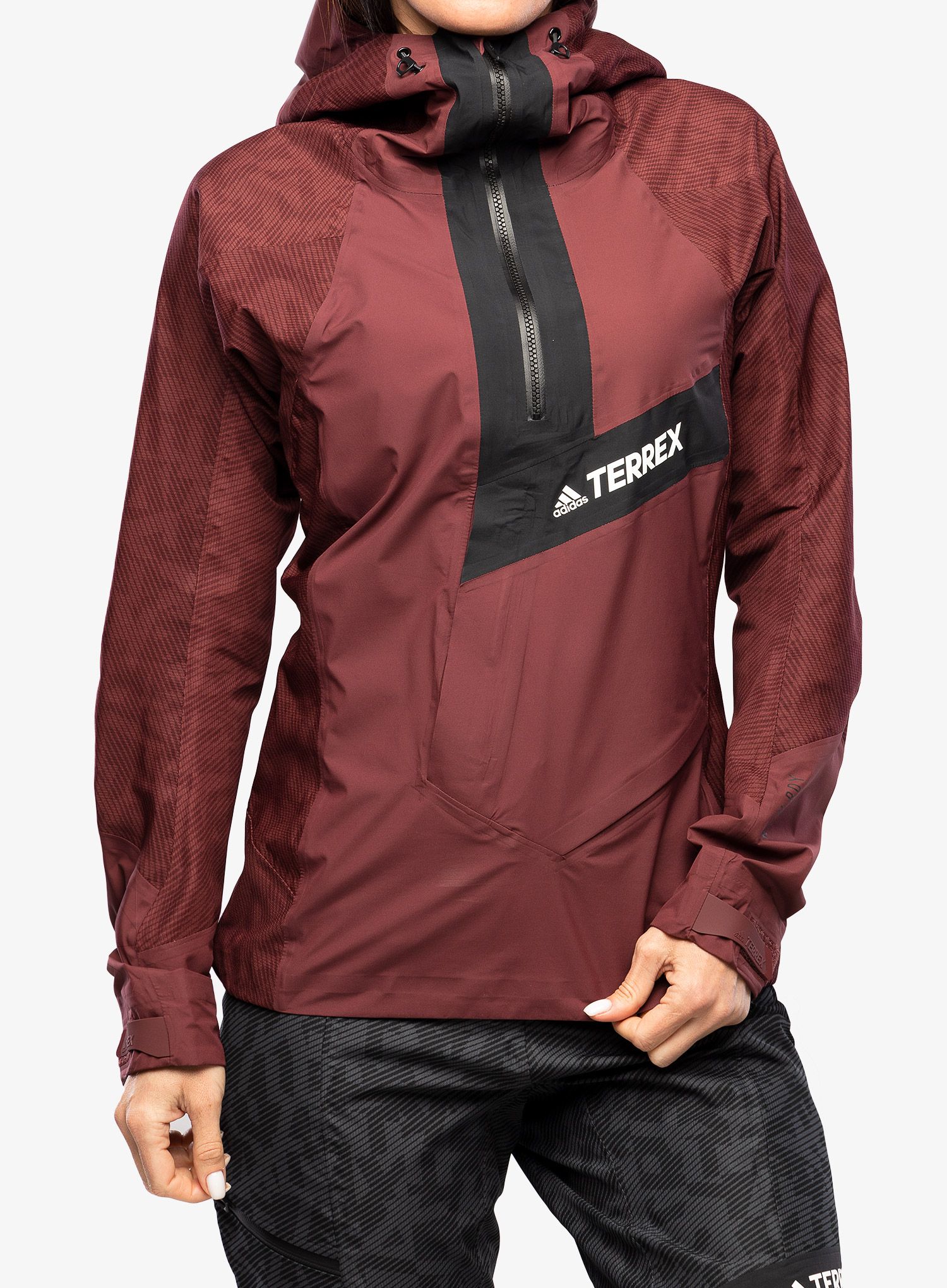 Dámska vetrovka adidas TERREX Primeknit - shadow red