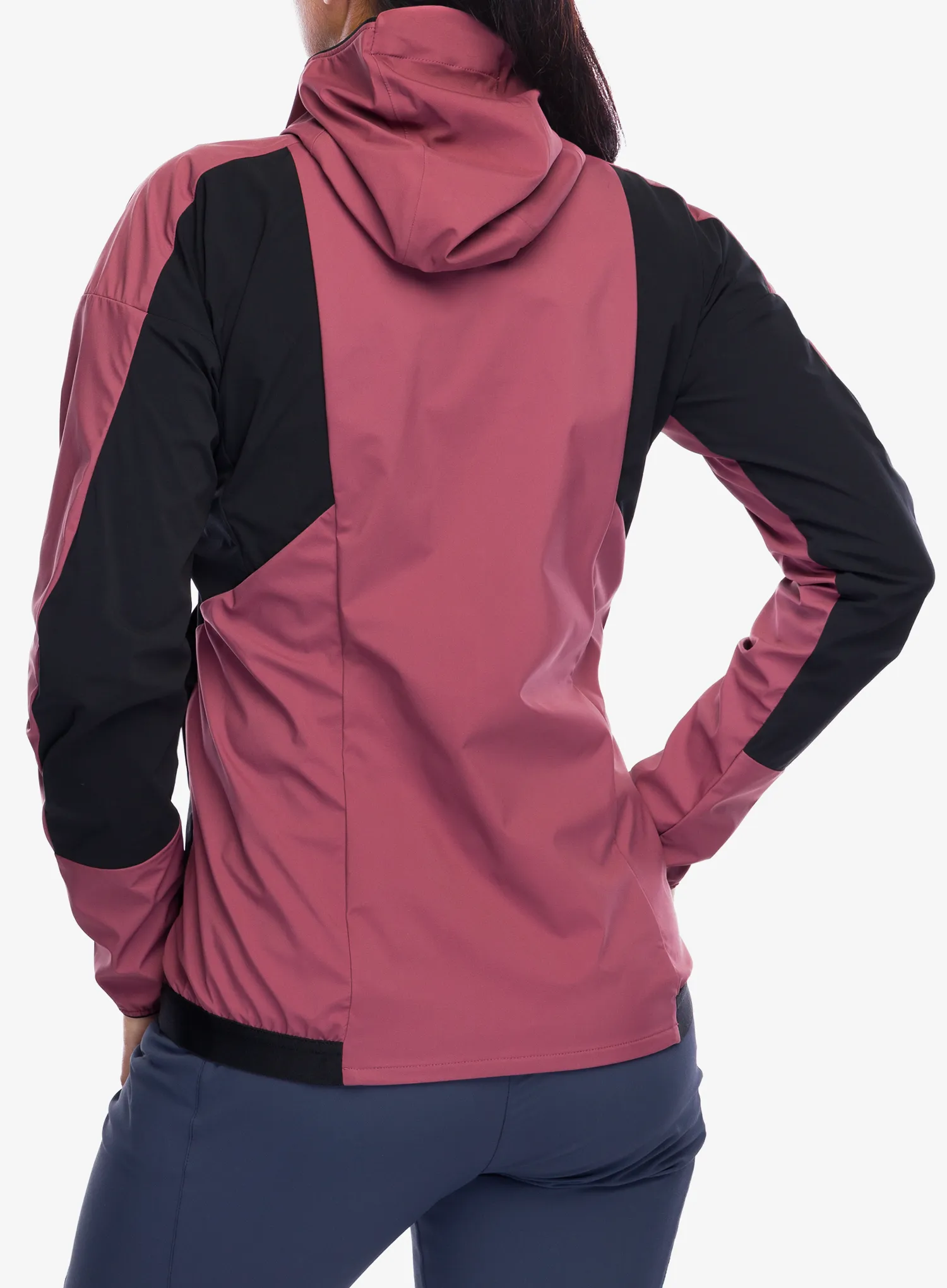 Softshellová bunda dámska adidas TERREX Techrock GORE-TEX WINDSTOPPER Softshell Jkt - quiet crimson/blk