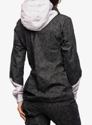 Bunda do hôr dámska adidas TERREX Techrock Primeknit RAIN.RDY Anorak - black/silver dawn