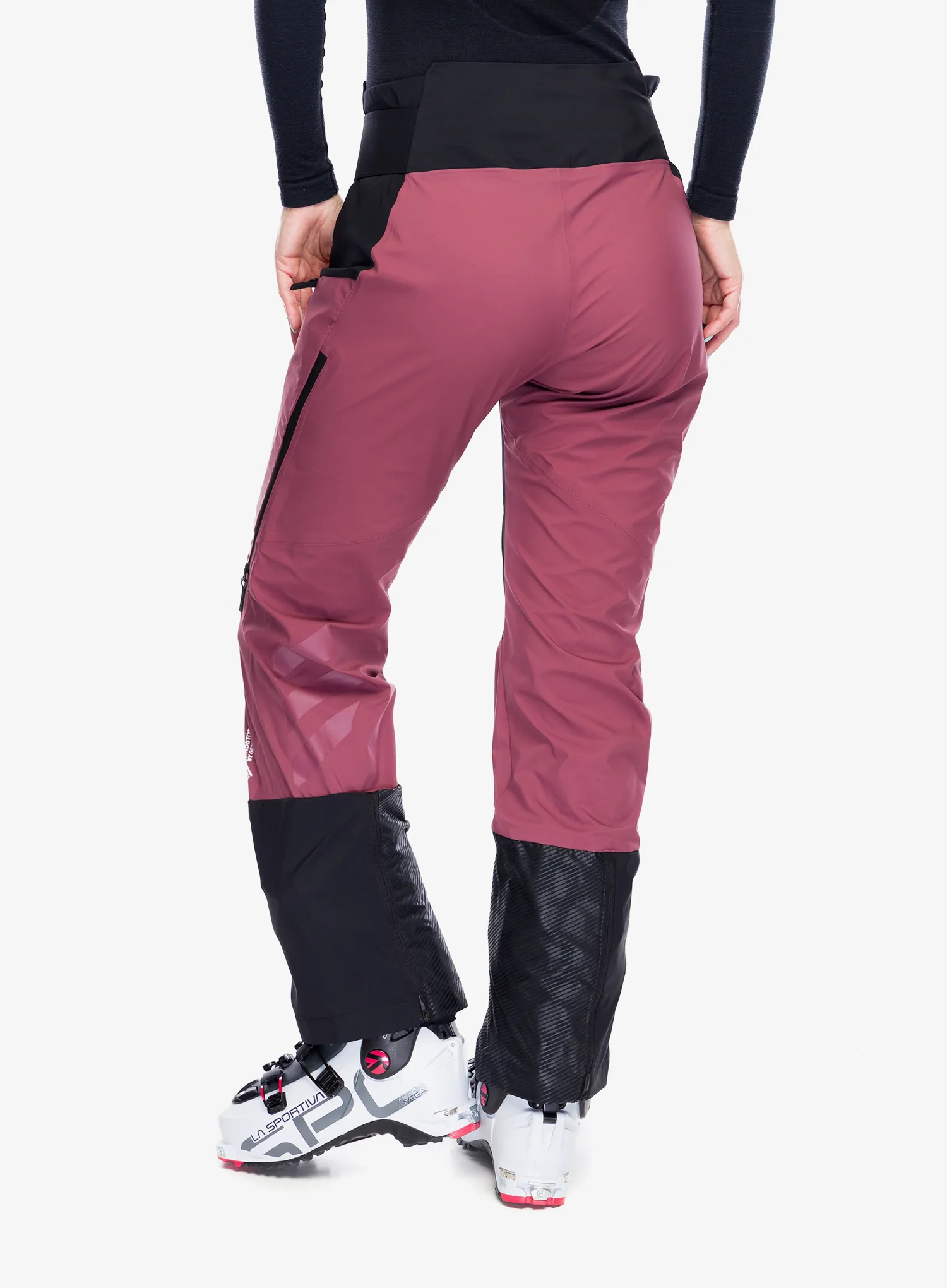 Dámske nohavice adidas TERREX Techrock Tour Softshell Pants - black/quiet crimson