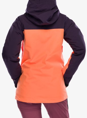Dámska lyžiarska bunda adidas TERREX Xperior 2L Insulated RAIN.RDY Jacket - amber tint/aurora black