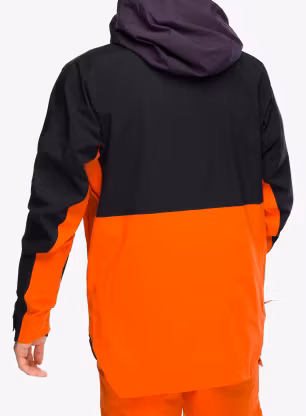 Lyžiarska bunda adidas TERREX Xperior 2L Lined RAIN.RDY Anorak - blk/aurora blk/semi im orange
