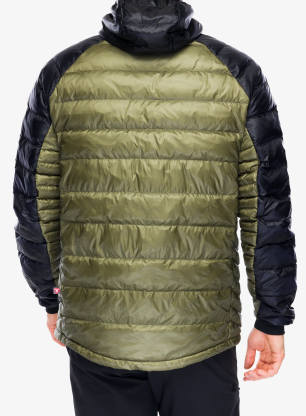 Páperová bunda adidas TERREX Xperior COLD.RDY Down Hooded Jkt - olive strata/black