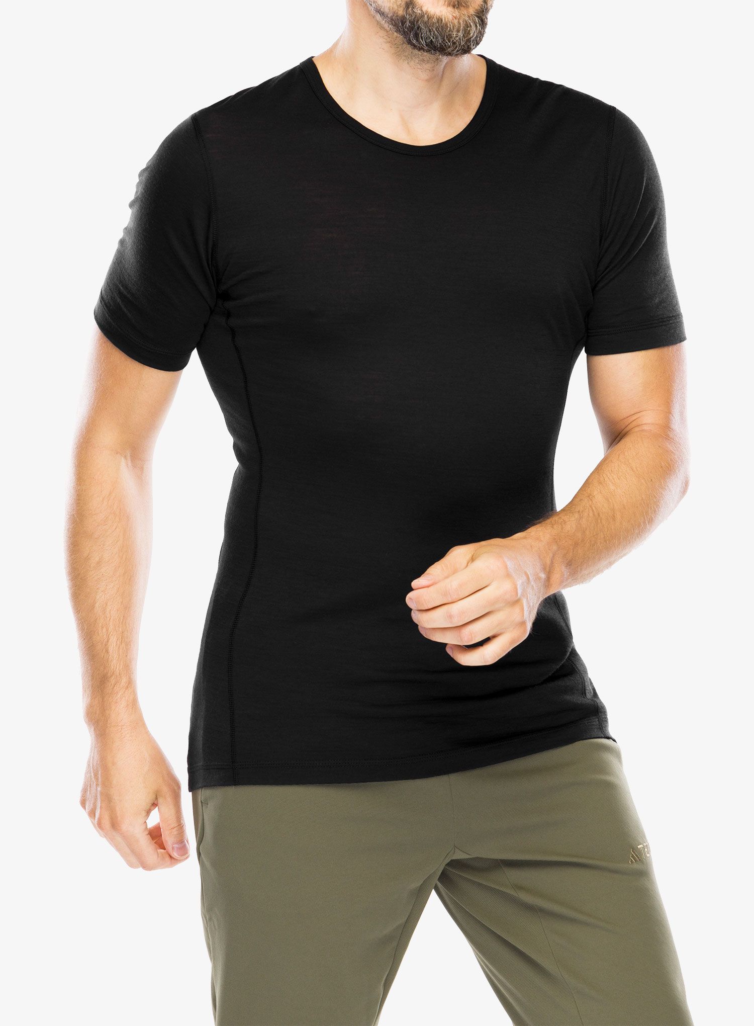 Funkčné tričko adidas TERREX Xperior Merino 150 Baselayer SS - black
