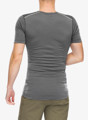 Funkčné tričko adidas TERREX Xperior Merino 150 Baselayer SS - grey five