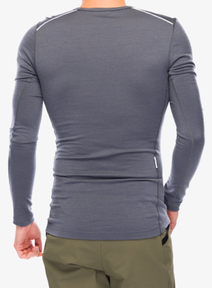 Funkčné tričko adidas TERREX Xperior Merino 200 Baselayer LS - grey five