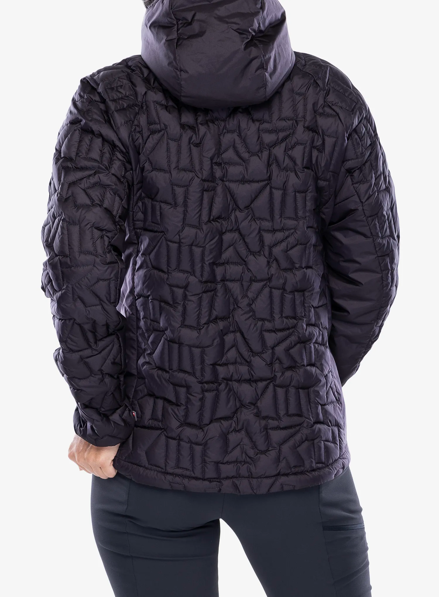 Zateplená bunda dámska adidas TERREX Xperior PrimaLoft Loose Fill Insulated Hooded Jkt - aurora black