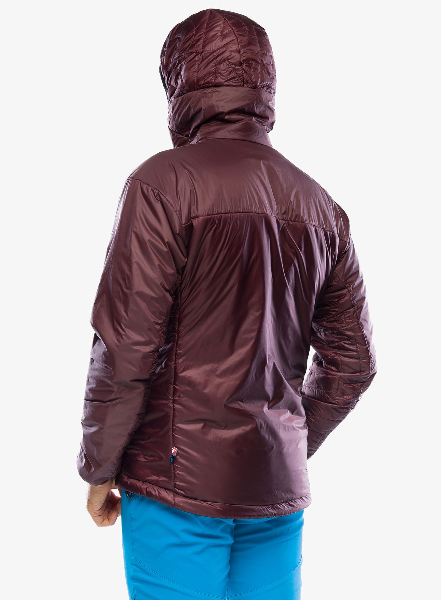 Zateplená bunda adidas TERREX Xperior Varilite PrimaLoft Hooded Jacket - shadow brown