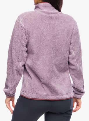 Flísová mikina dámska adidas TERREX Xploric High Pile Fleece Pullover - preloved fig