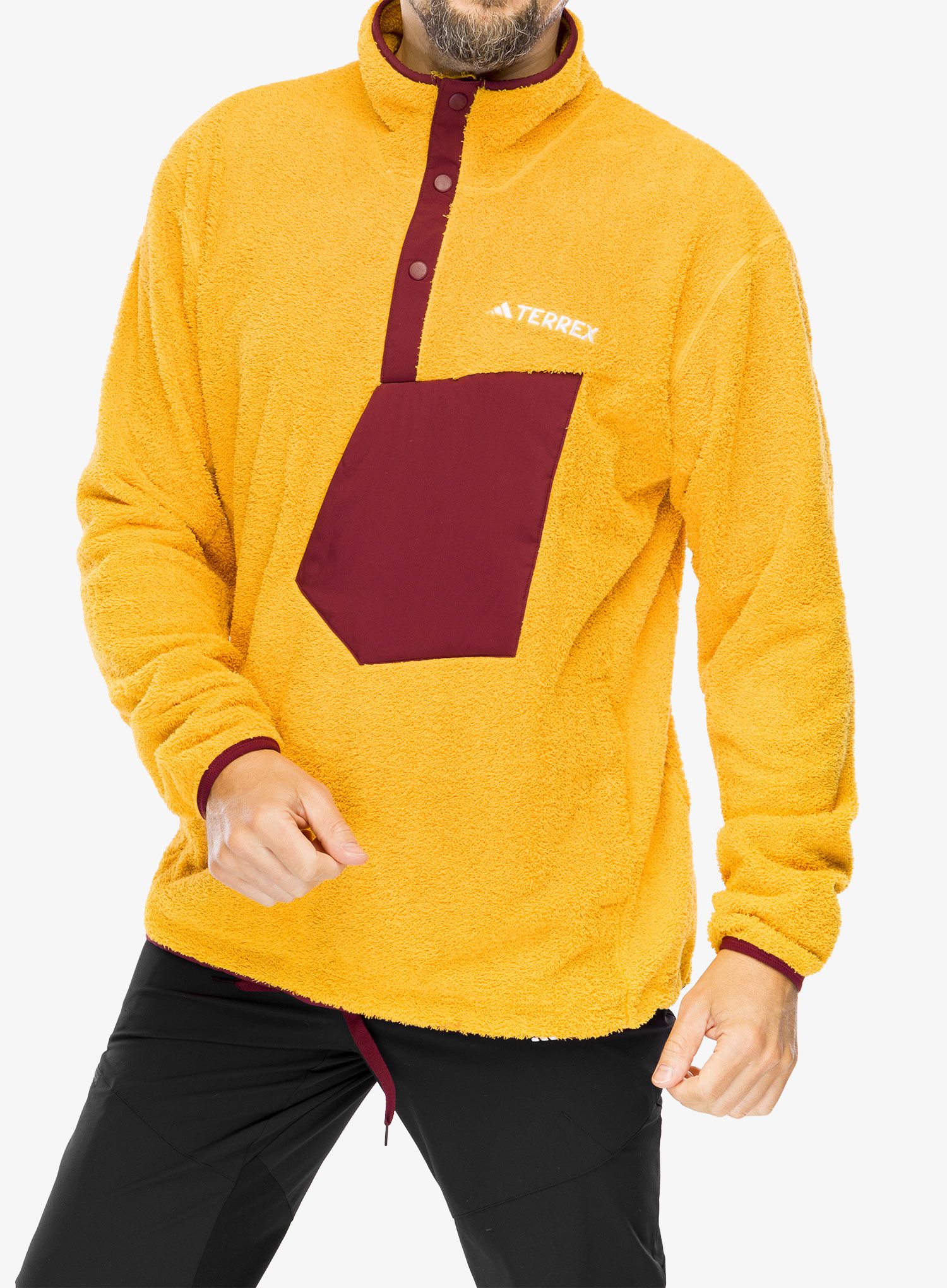 Flísová mikina adidas TERREX Xploric High Pile Fleece Pullover - preyel