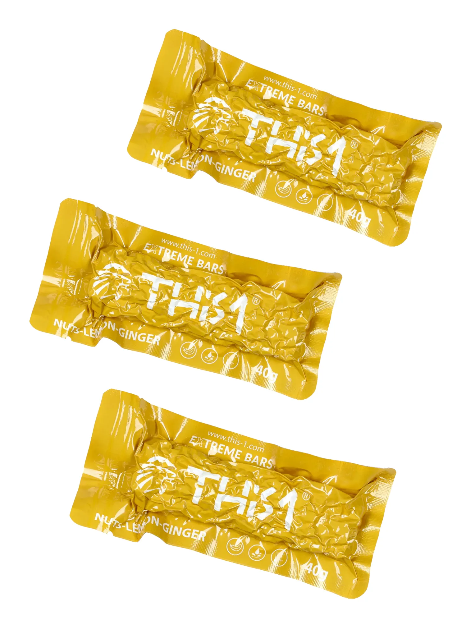 Energetická tyčinka This-1 Energy 3 pack - nuts/lemon/ginger