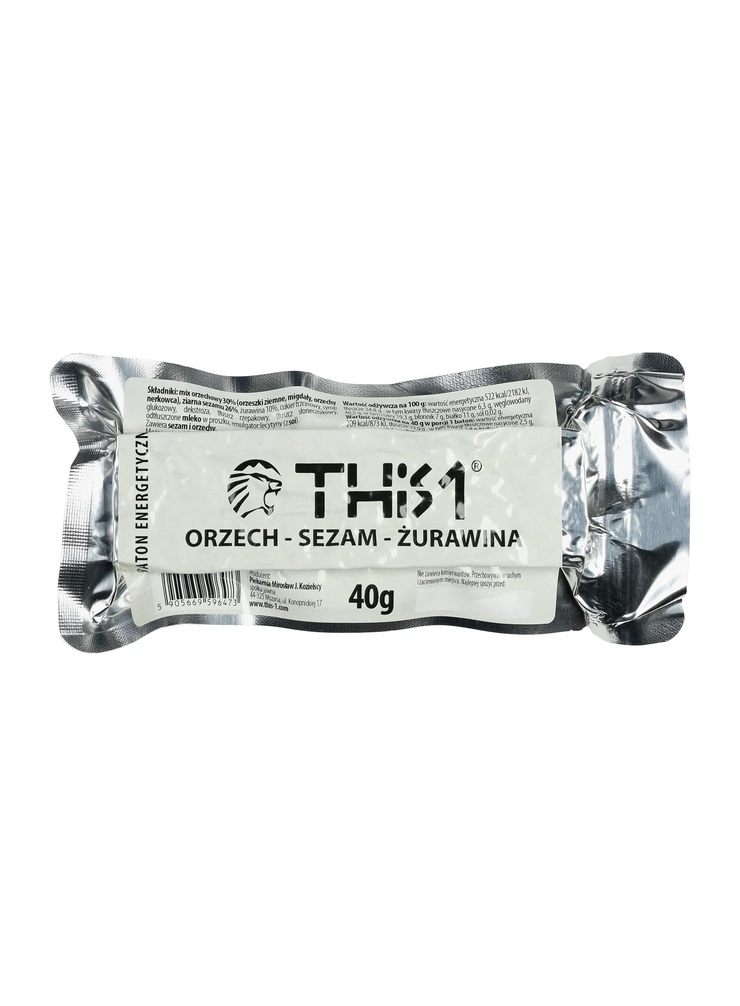Energetická tyčinka This-1 Energy 3 pack - nuts/lemon/ginger, nuts/sesame/cranberry, nuts/black currant