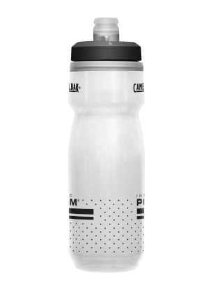 Fľaša na bicykel Camelbak Podium Chill 620 ml - white/black