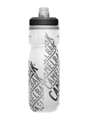 Fľaša na bicykel Camelbak Podium Chill 620 ml - white/natural
