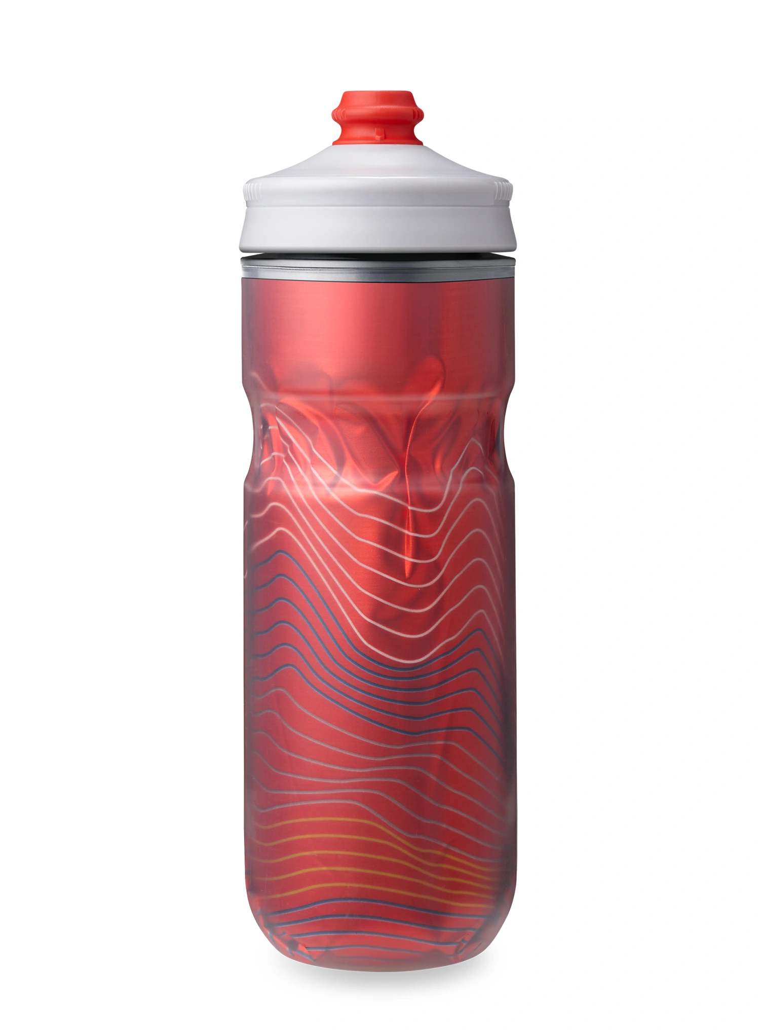 Fľaša na bicykel HydraPak Polar Surge Ascent 20 Oz (0,591 l) - red