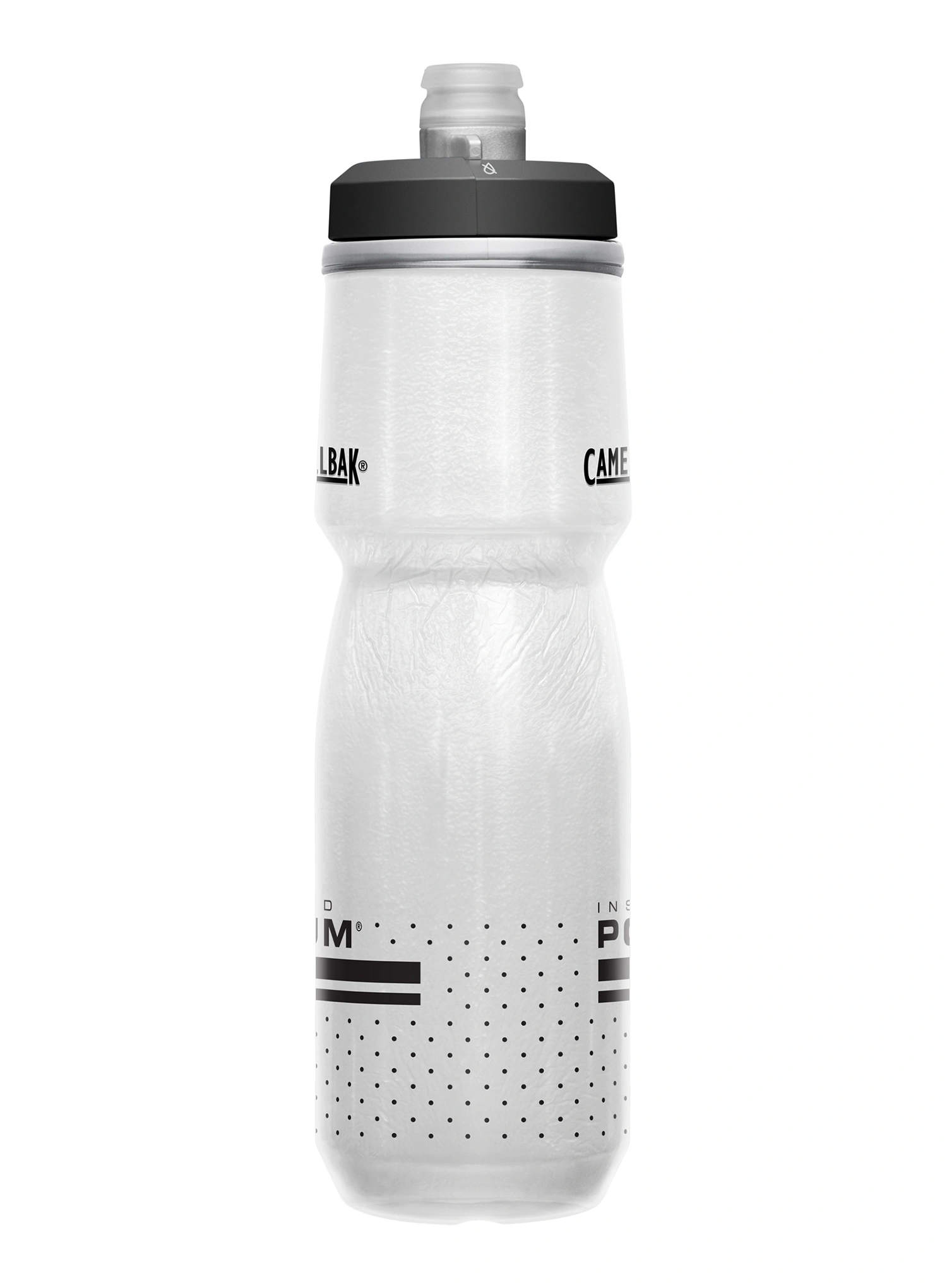 Fľaša na bicykel Camelbak Podium Chill 710 ml - white/natural