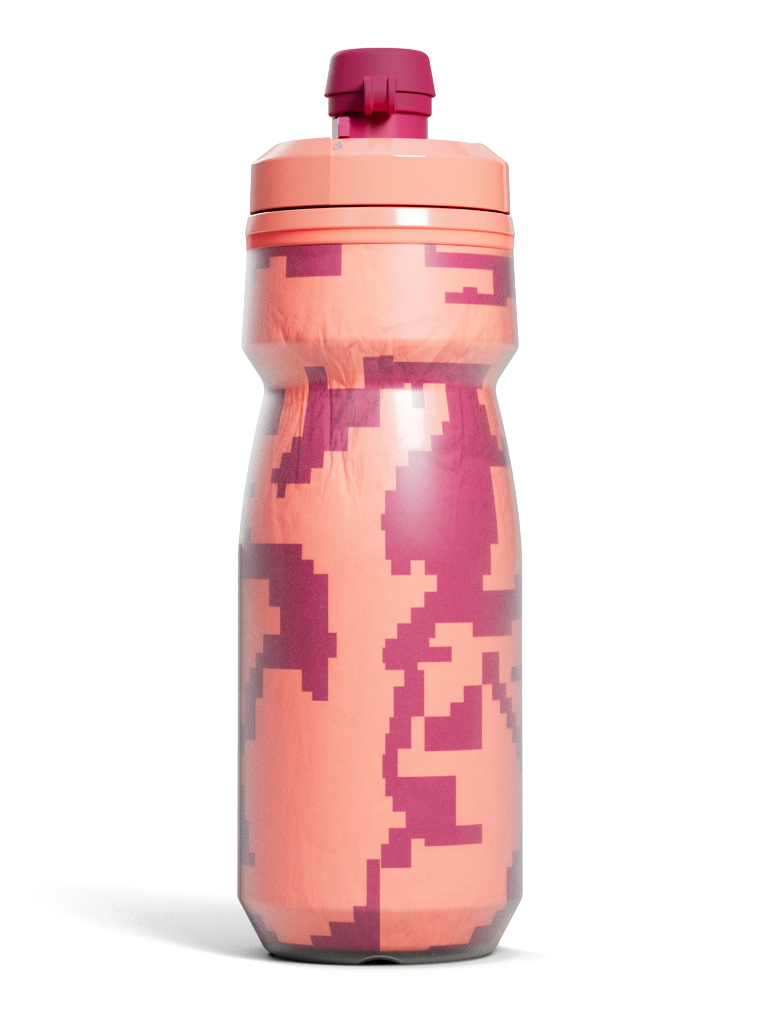 Fľaša na bicykel CamelBak Podium Dirt Series Chill 620ml - berry digi camo