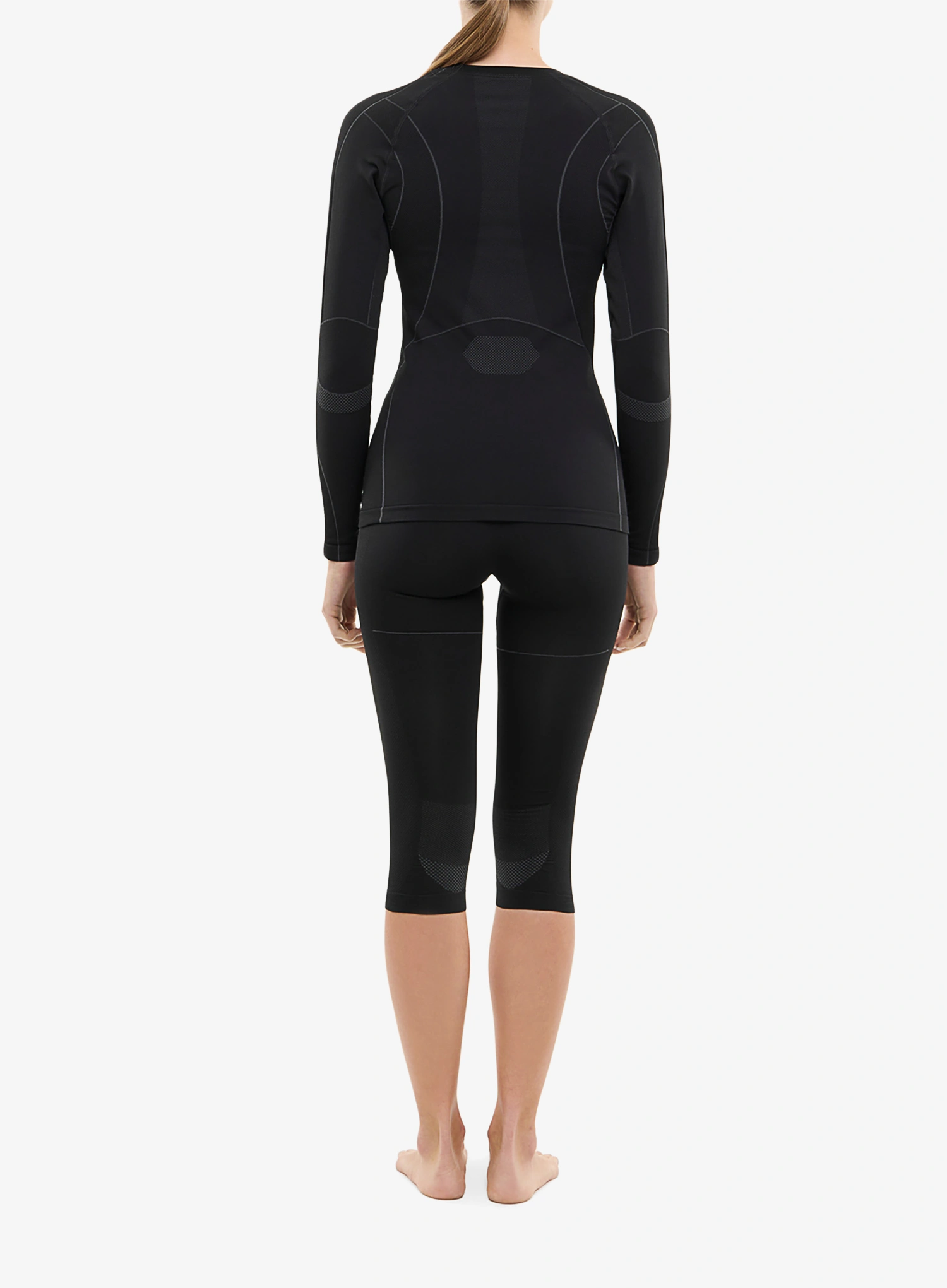 Dámske termoprádlo Viking Base Layer Gaja 3/4 Set - black