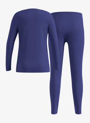 Termo pradlo detske Odlo Merino 200 Kids Set Long - skipper blue