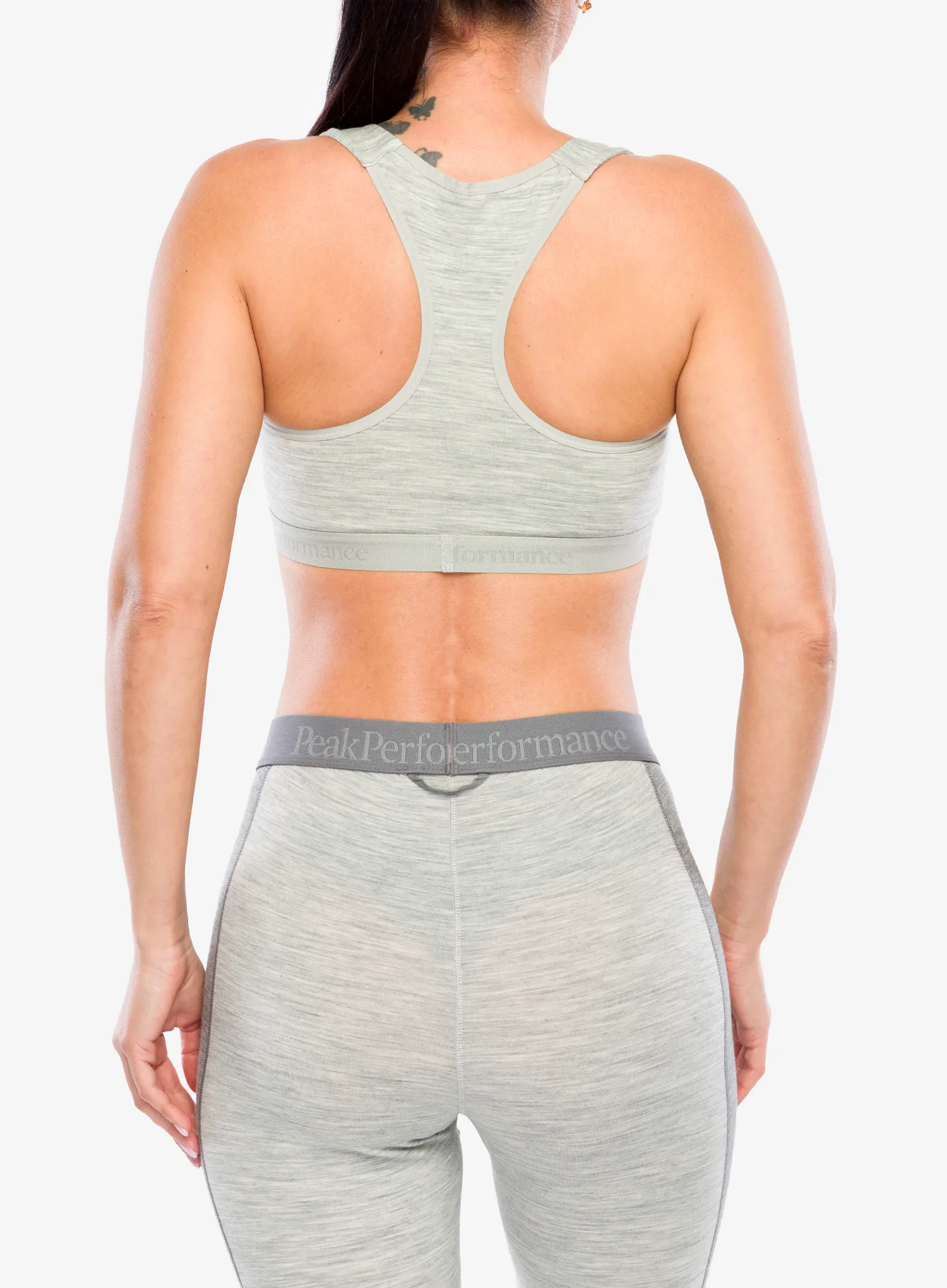 Športová podprsenka Peak Performance Magic Top Wool-blend Baselayer - med grey melange
