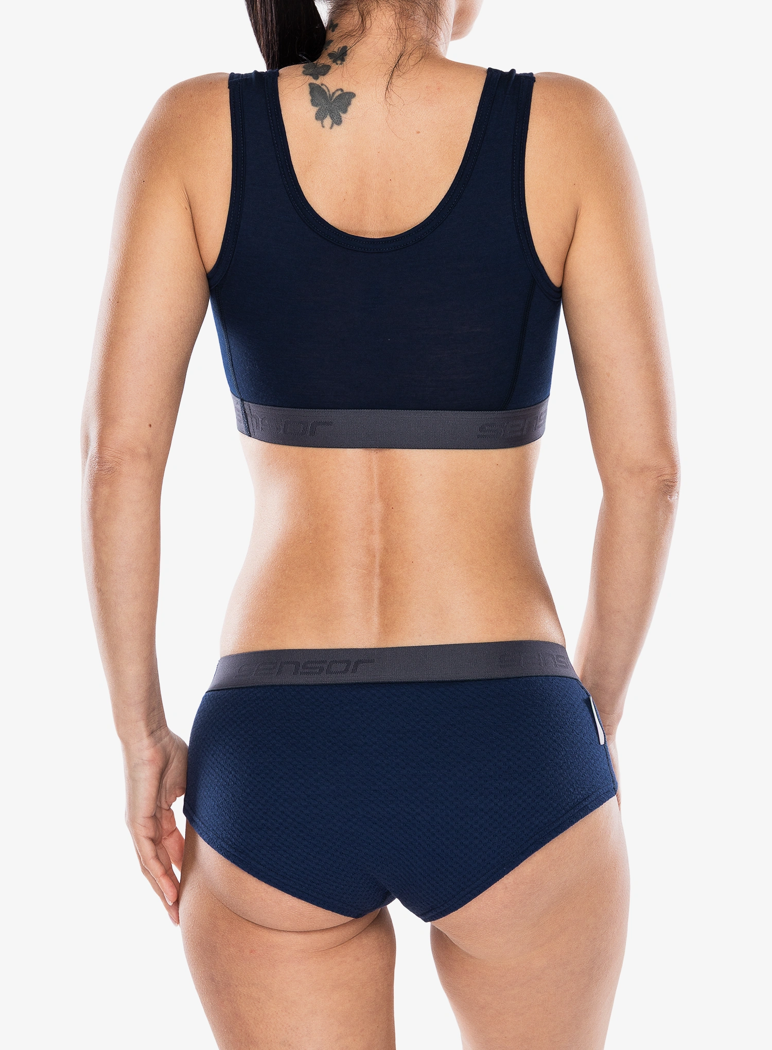Športová podprsenka Sensor Merino Active Bra - deep blue