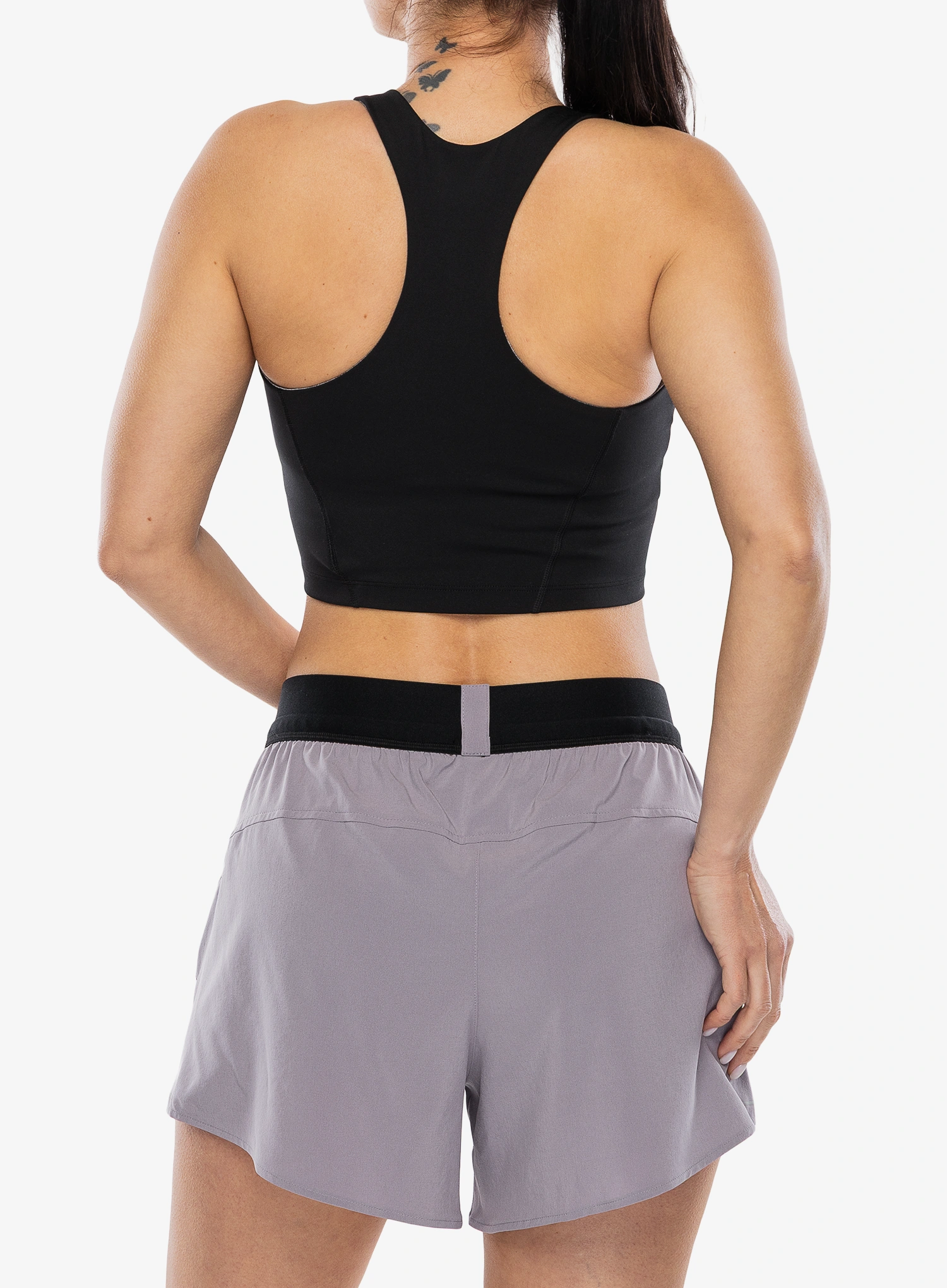 Športová podprsenka Smartwool Active Crop Bra - black