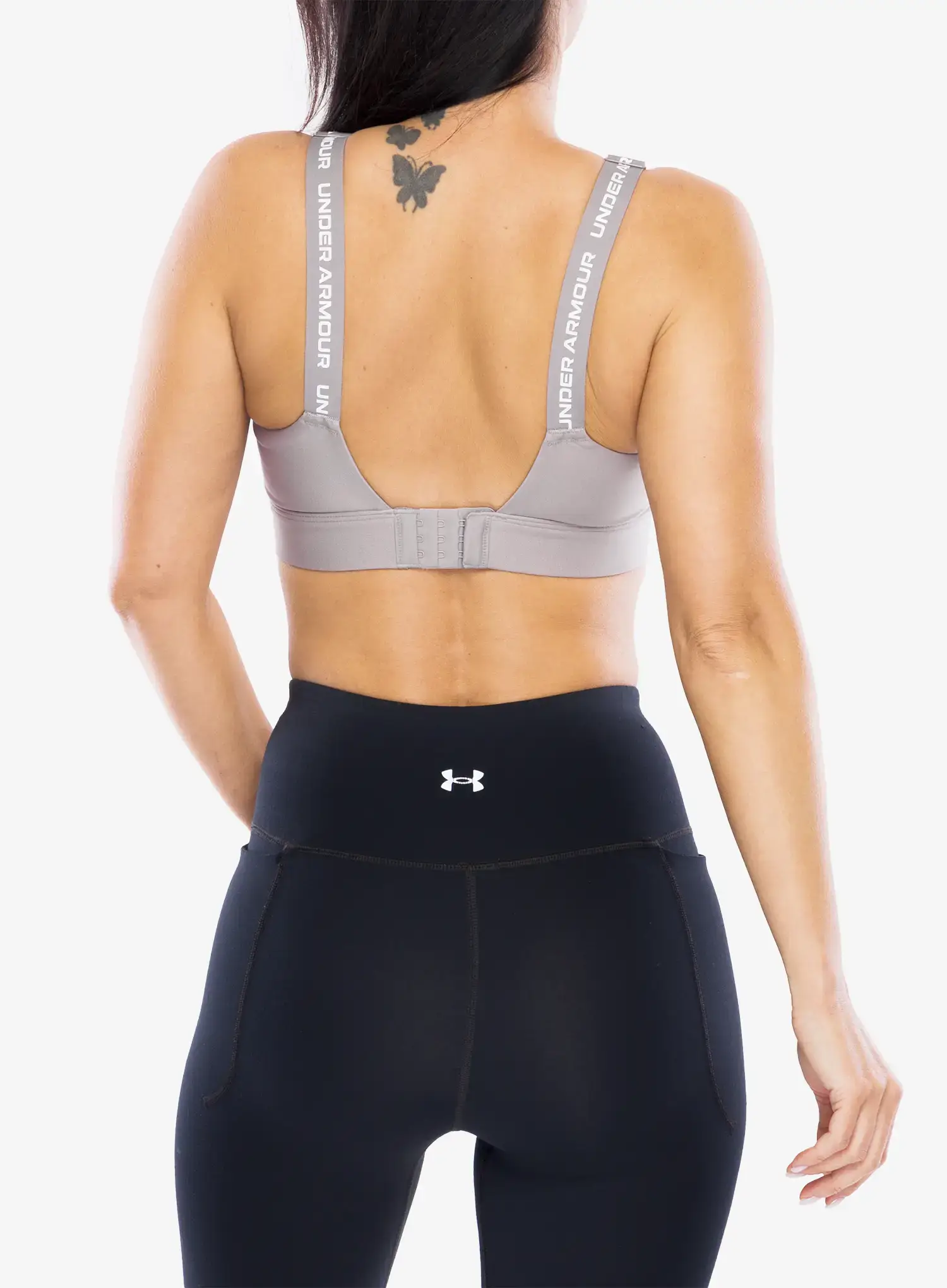 Športová podprsenka Under Armour Infinity 2.0 High Sports Bra - tetra gray/white