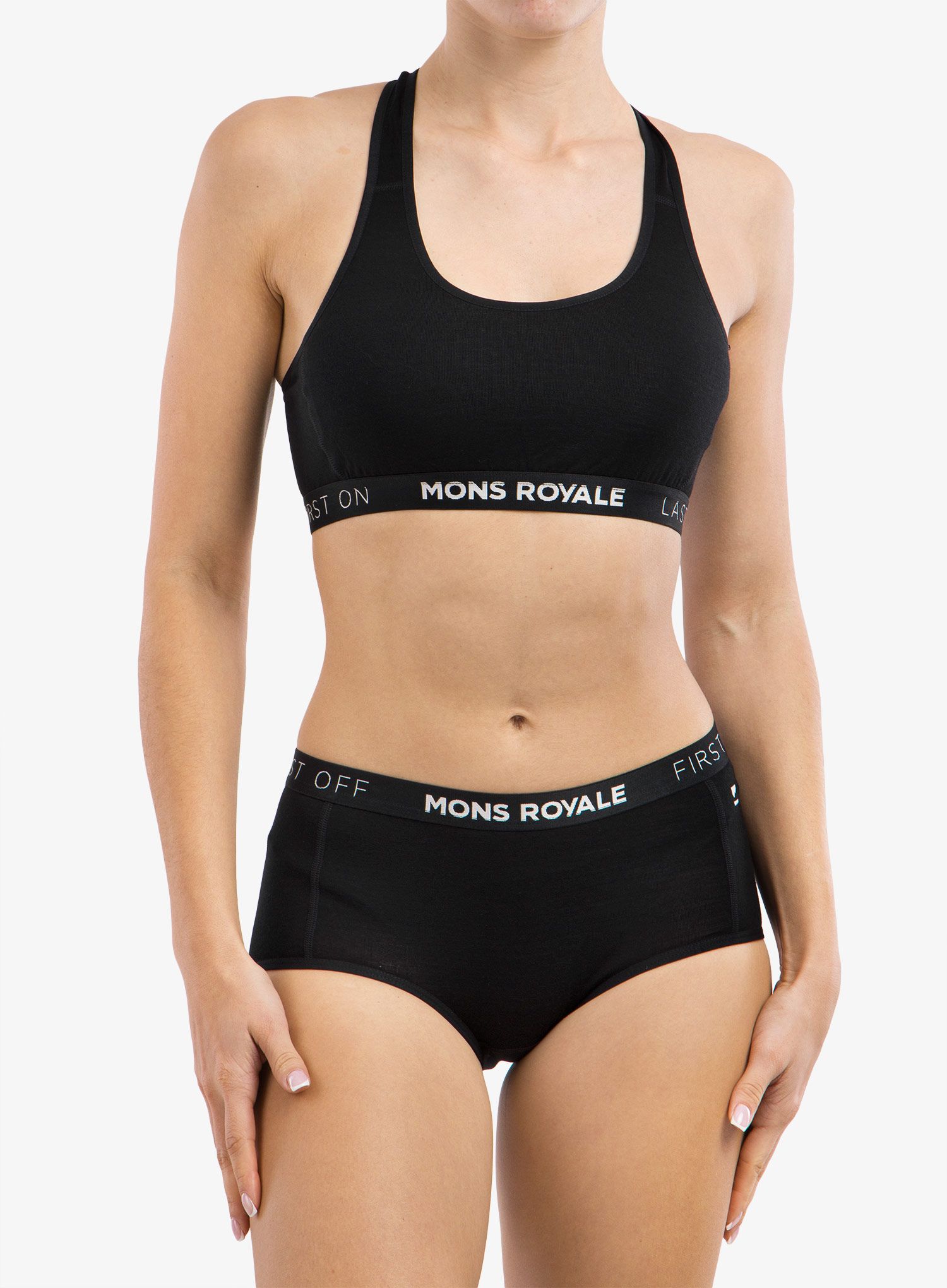 Športová podprsenka Mons Royale Sierra Sports Bra - black