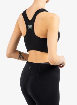 Športová podprsenka SNAP Classic Bra - black/light green