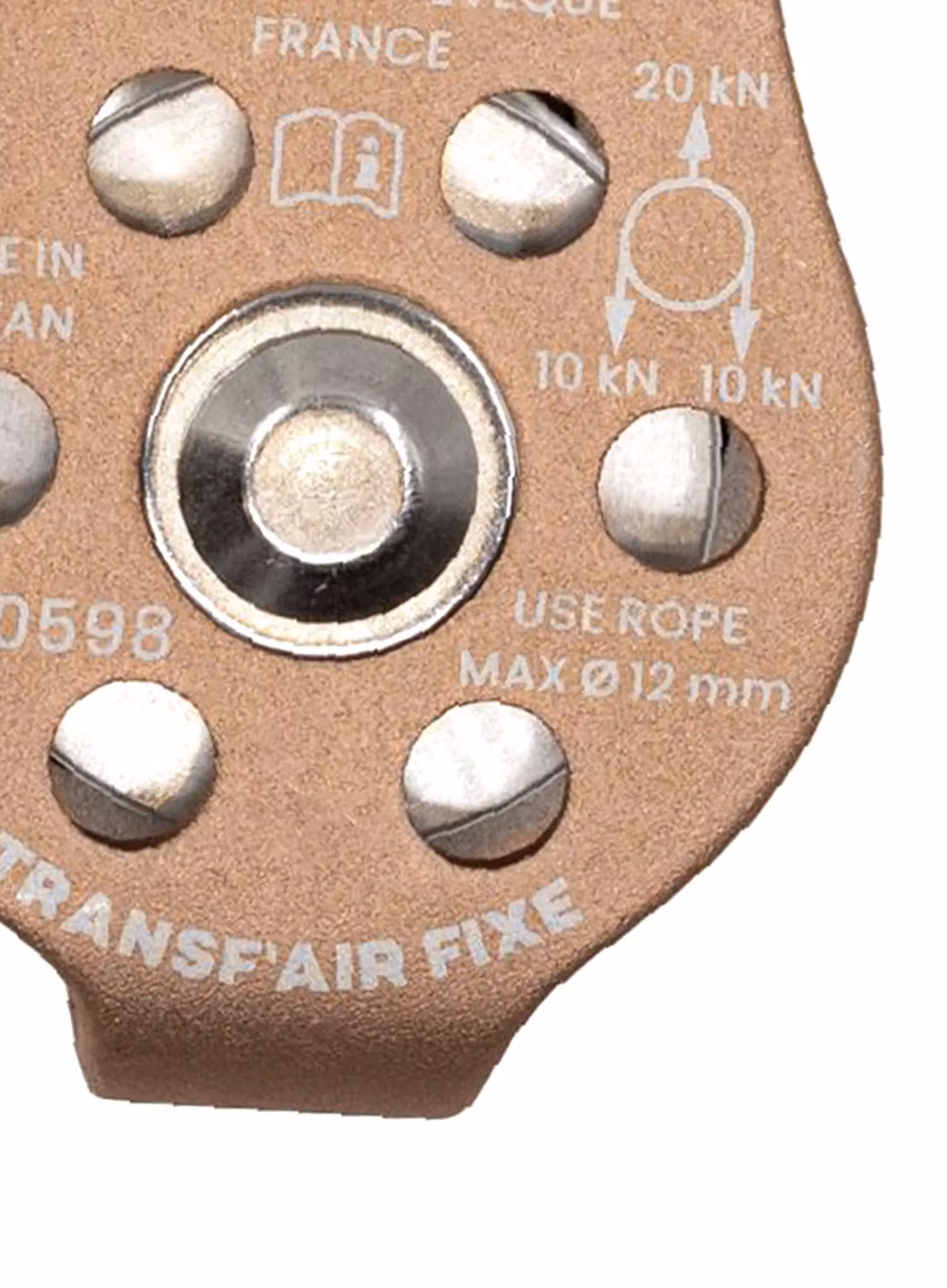 Kladka na lano Beal Transf'Air Fixe - stone
