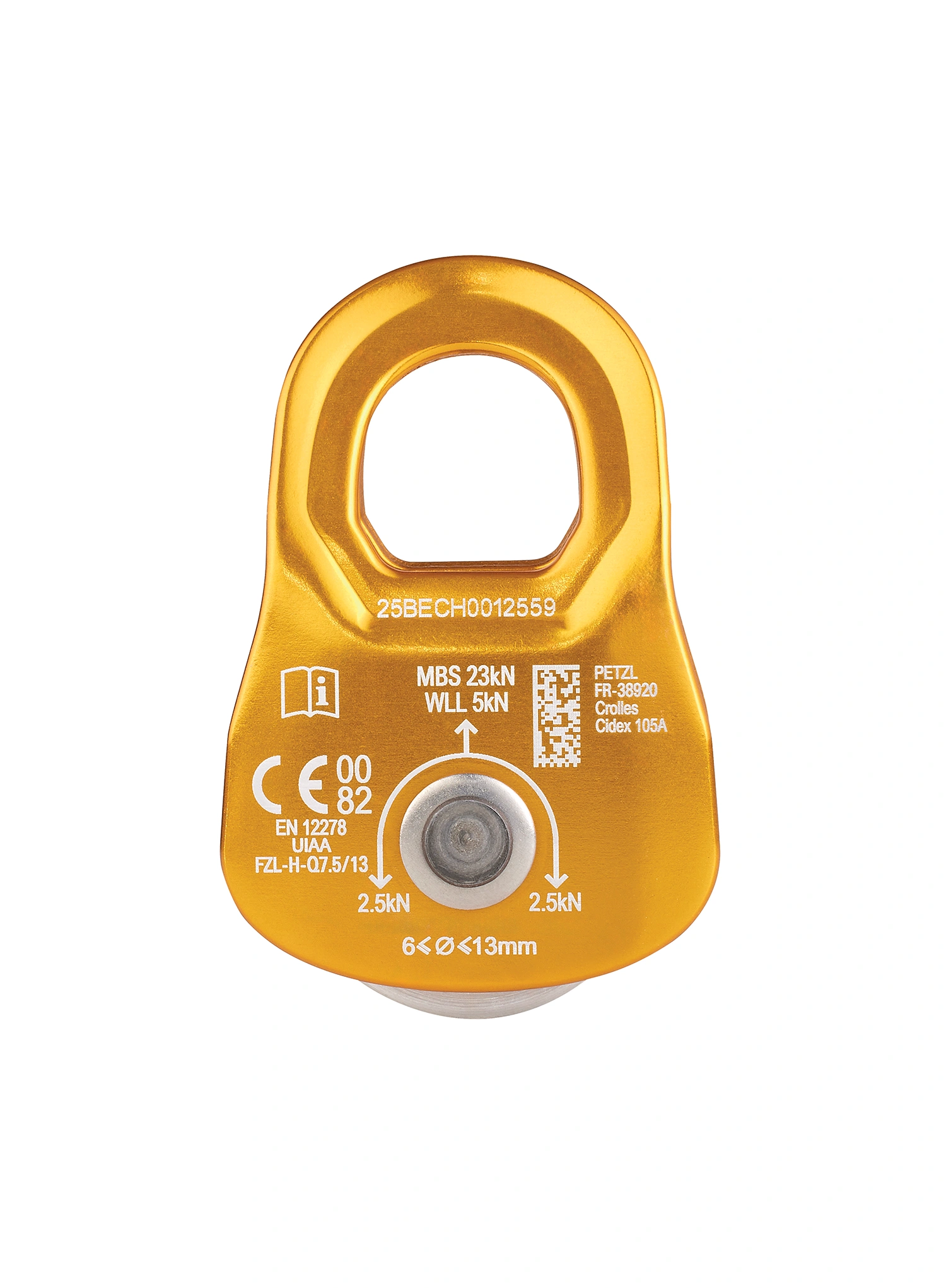 Kladka na lano Petzl Mobile - yellow