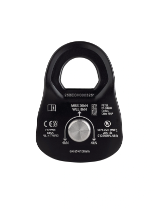 Kladka na lano Petzl Rescue M - black