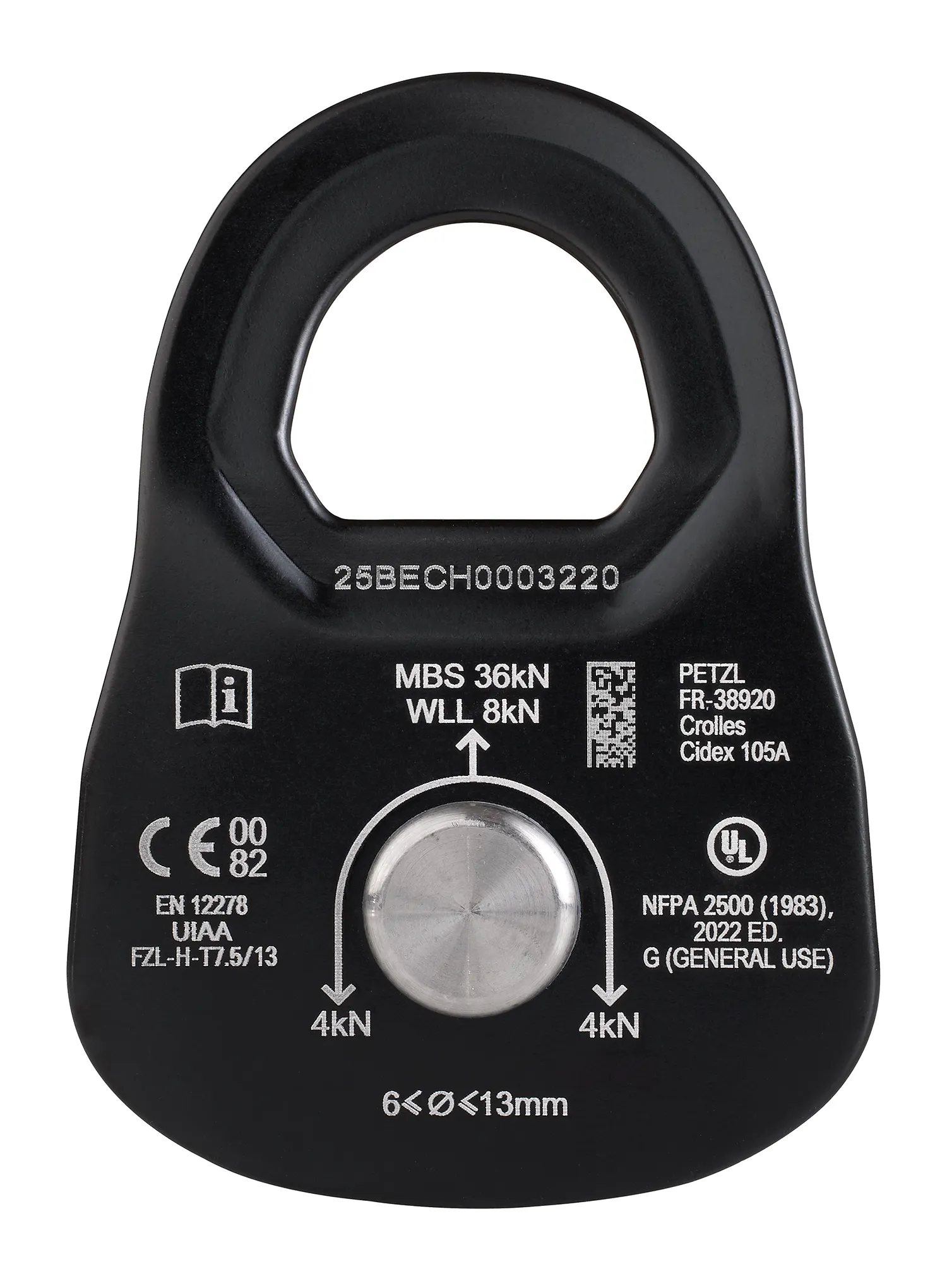 Kladka na lano Petzl Rescue M - yellow