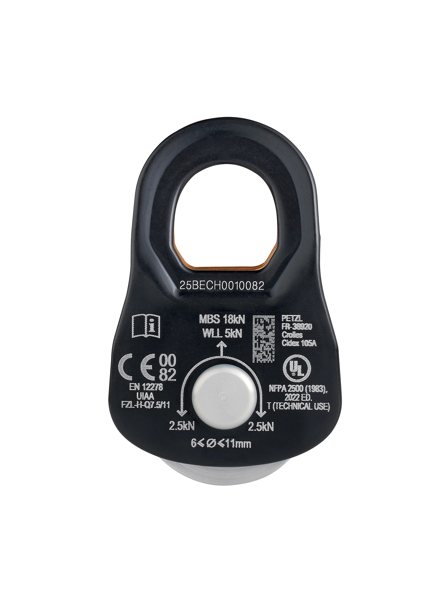 Kladka na lano Petzl Rescue S - yellow