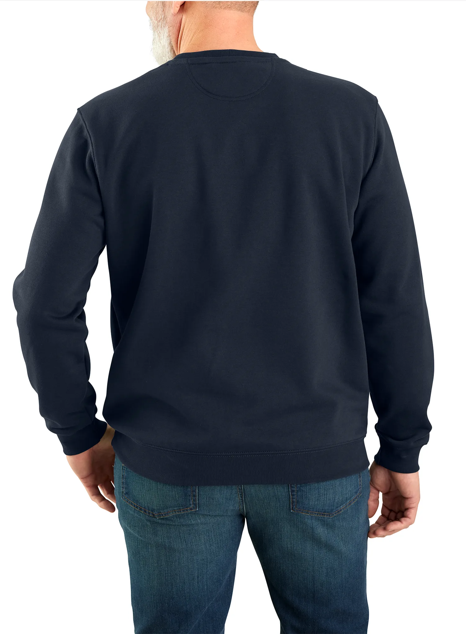 Mikina bez kapucne Carhartt Marquette Crewneck Sweatshirt - new navy