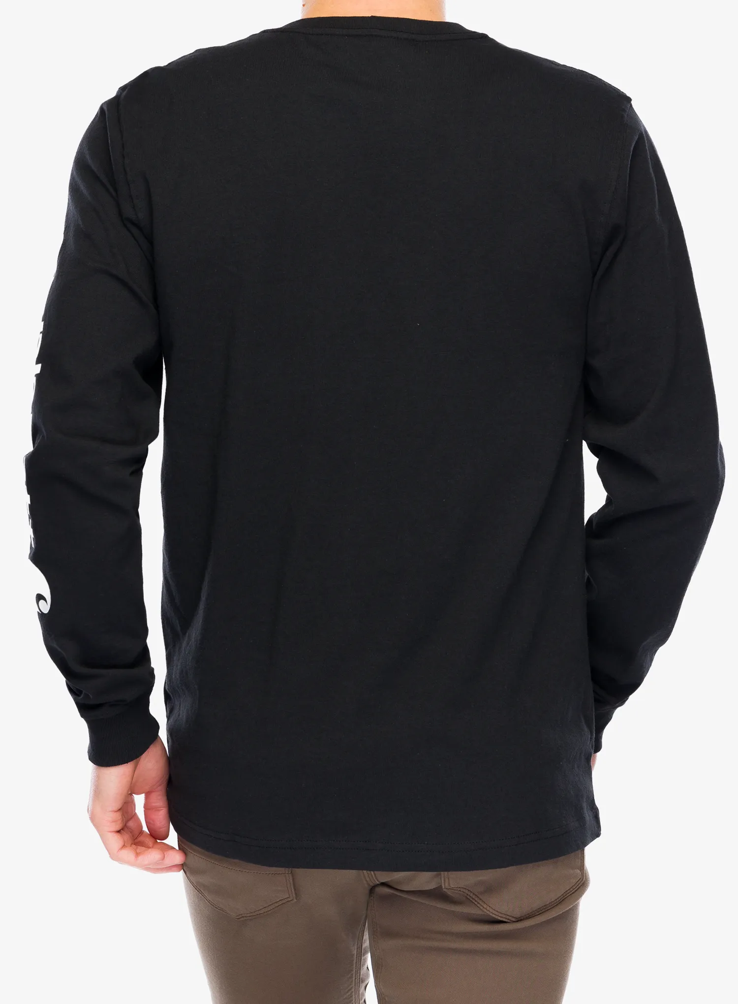 Mikina bez kapucne Carhartt Sleeve Logo T-Shirt L/S - black