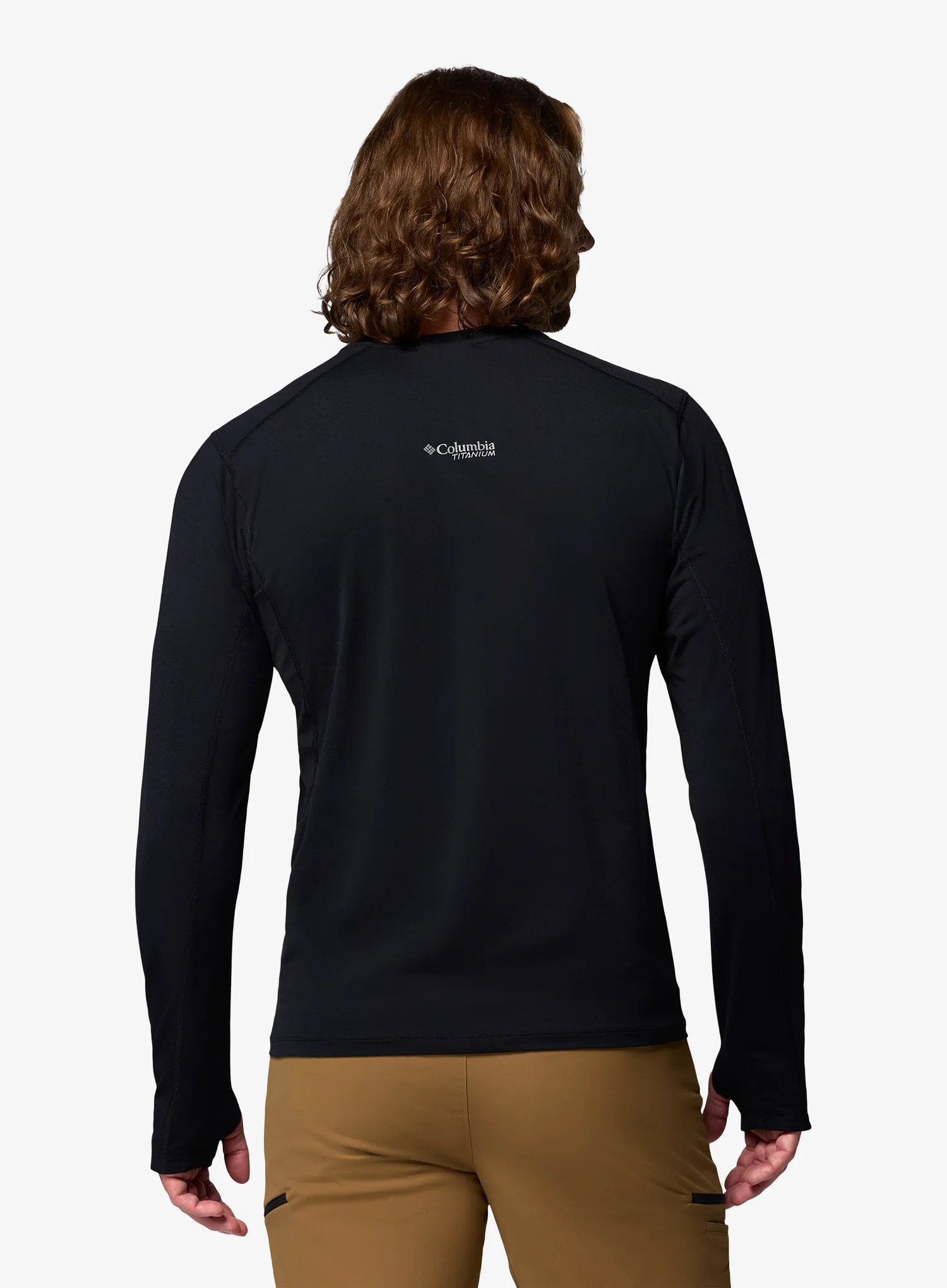 Mikina bez kapucne Columbia Diamond Peak Pro Long Sleeve Crew - black