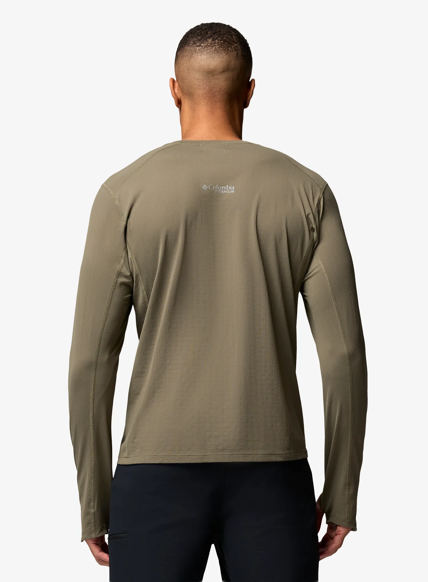 Mikina bez kapucne Columbia Diamond Peak Pro Long Sleeve Crew - stone green