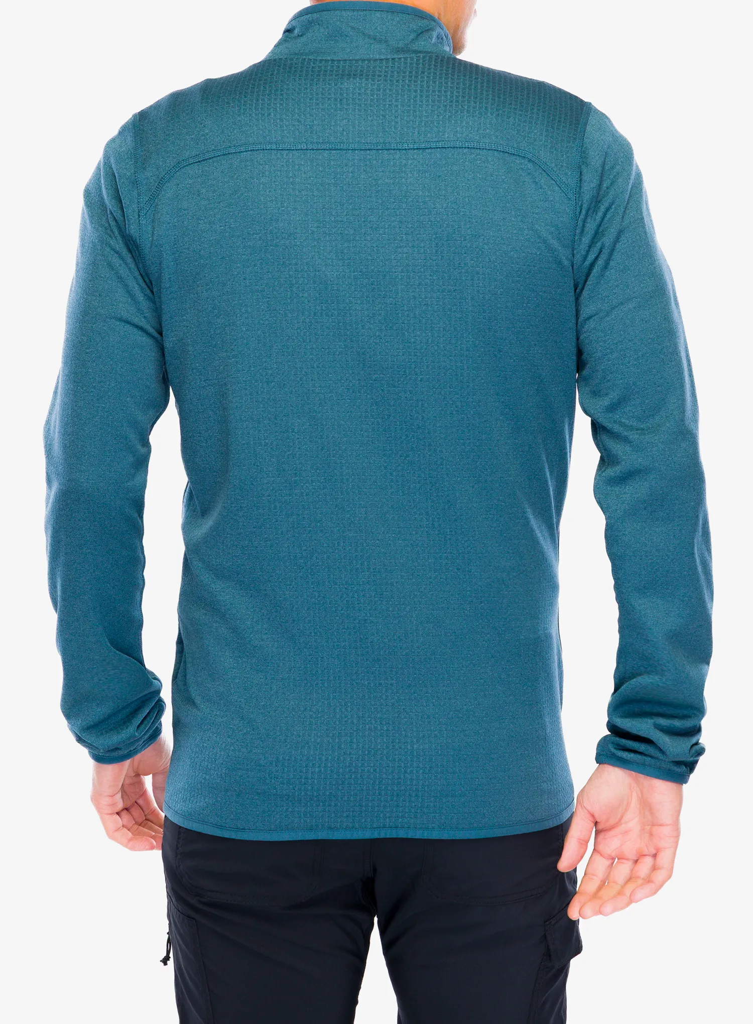Mikina bez kapucne Columbia Essential Hike Grid Fleece Full Zip - everblue
