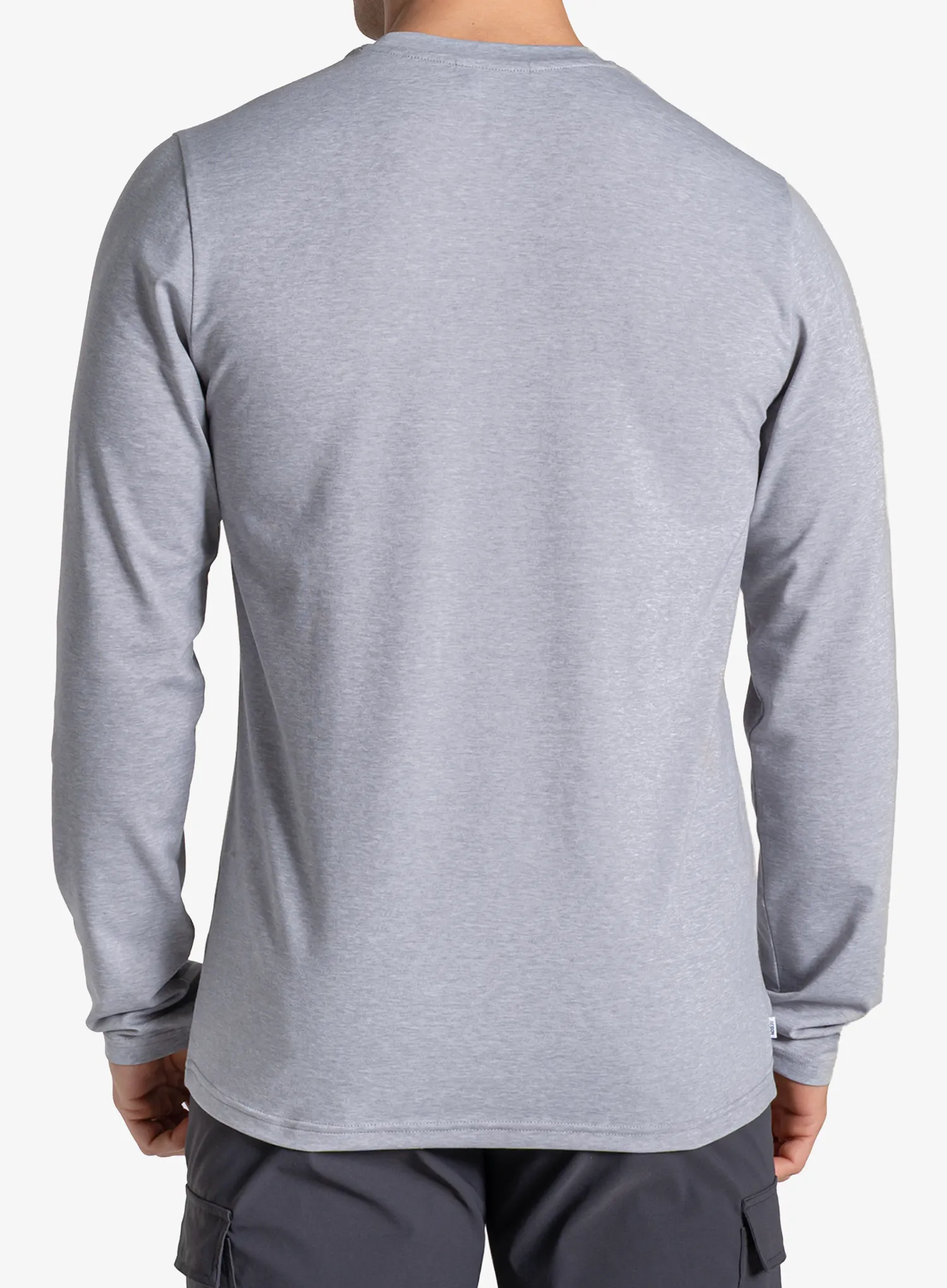 Mikina bez kapucne Craghoppers NosiLife Abel LS T-Shirt - soft grey marl
