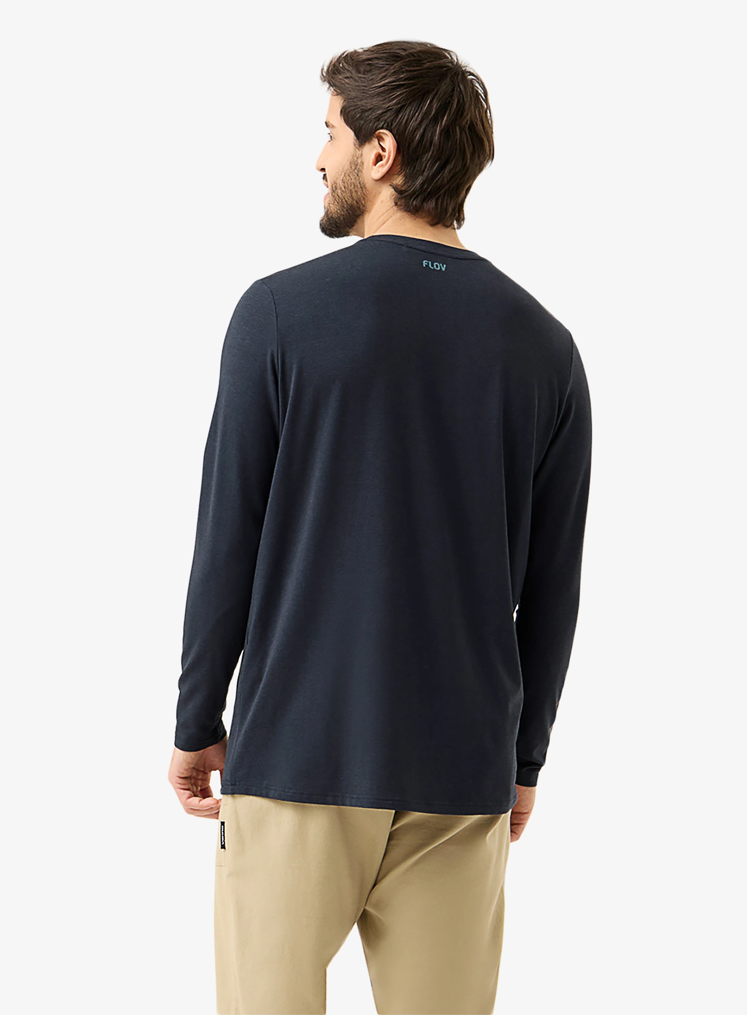 Mikina bez kapucne Flov Perris - navy/blue