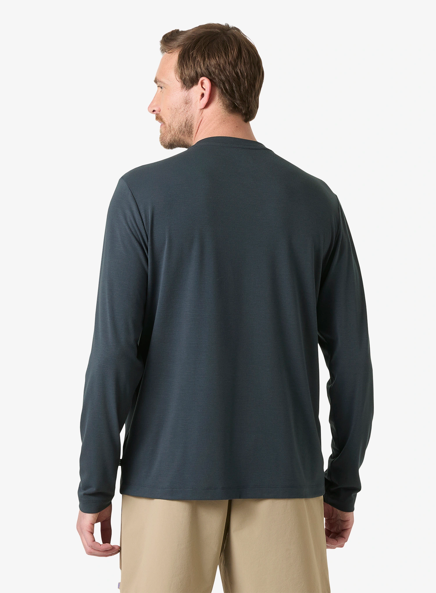 Mikina bez kapucne Helly Hansen Skog Graphic LS Tee - alpine frost
