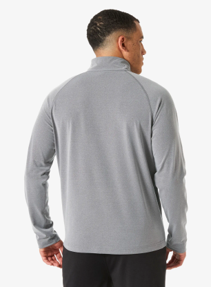 Mikina bez kapucne Helly Hansen Tyri Knit 1/2 Zip - ebony melange