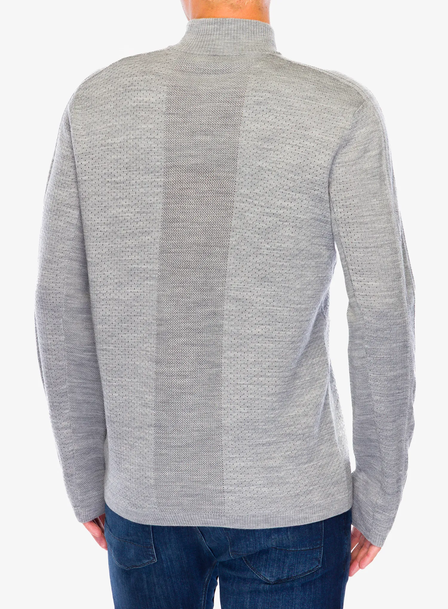 Mikina bez kapucne Icebreaker Anniversary Original LS Half Zip - metro hthr