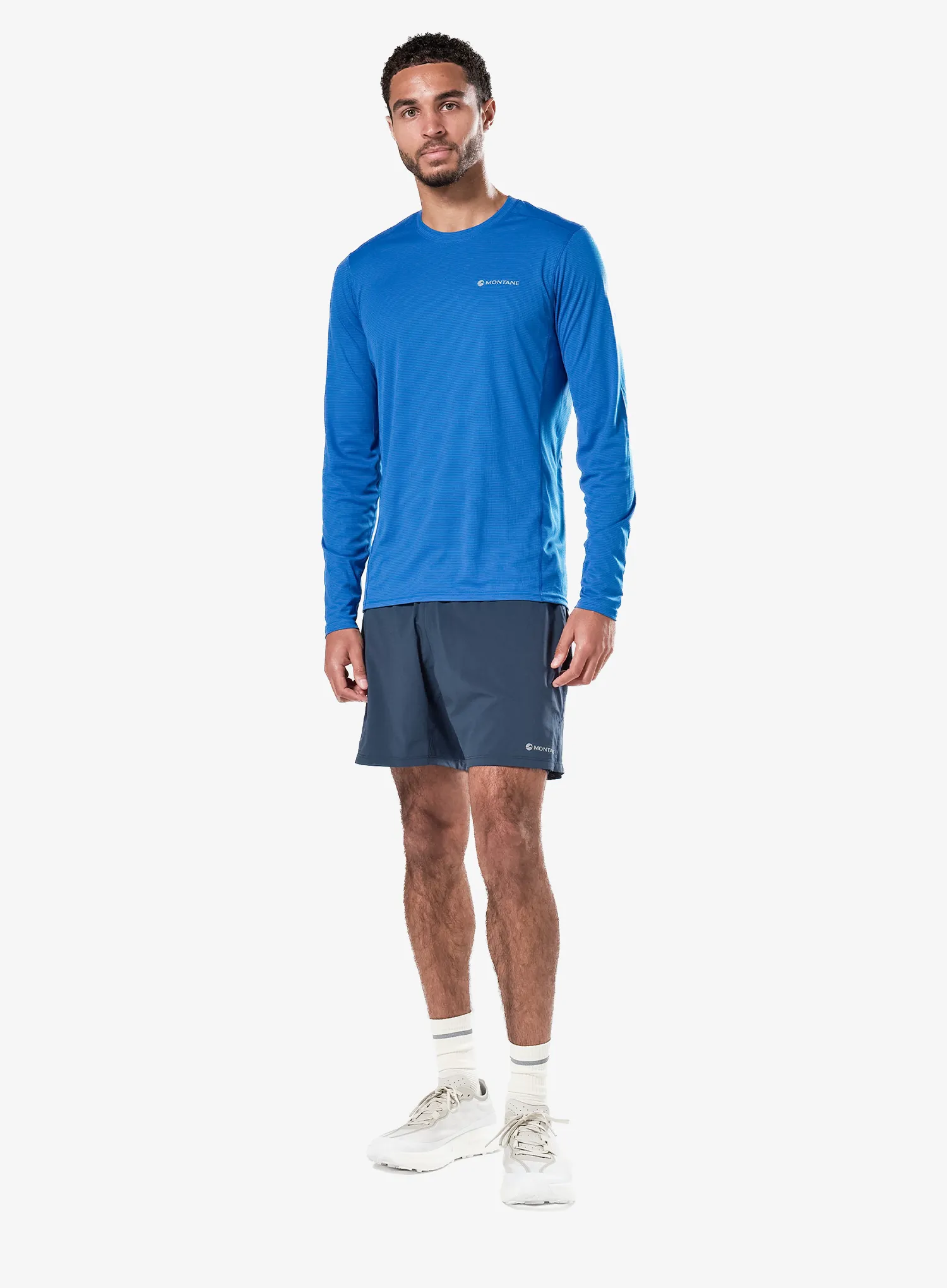 Mikina bez kapucne Montane Dart Nano Long Sleeve T-Shirt - neptune blue